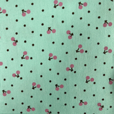 Cherry Spot 52% Cotton 48% Polyester 145cm Wide Digitally Printed Fabric for Crafting, Sewing, Patchwork, Dressmaking